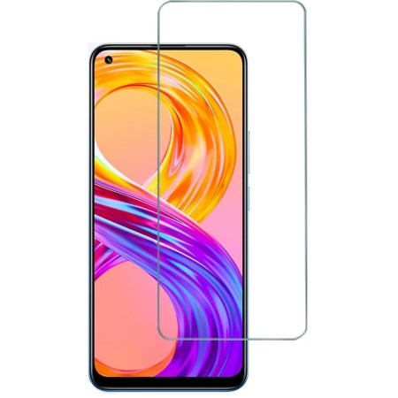 VETRO TEMPERATO 0.3MM PER REALME 8/ 8PRO CON CORNICE NERA