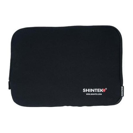 BORSA SHINTEK 13" FOLDER, RUBBER LOGO AND ZIP PULLER, TRANSPARENT SLEEVE