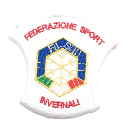 PATCH TOPPA FISI FEDERAZIONE ITALIANA SPORT INVERNALI