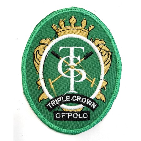 PATCH TOPPA CON VELCRO TCP- TRIPLE CROWN OF POLO