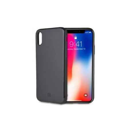 CELLY GHOST SKIN CUSTODIA PER IPHONE X COLORE NERO