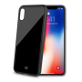 CELLY DIAMOND CUSTODIA  PER IPHONE X IN  VETRO TEMPERATO NERO