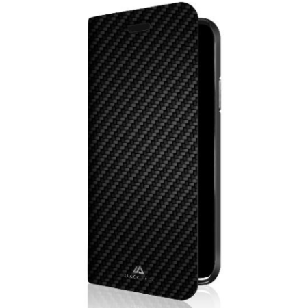 BLACK ROCK FLEX CARBON BOOKLET CUSTODIA A LIBRO PER IPHONE X  COLORE NERO