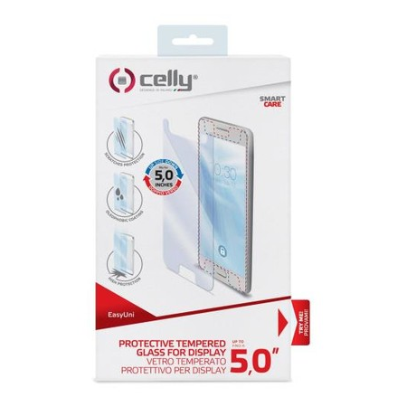 CELLY GLASSUNI 5.0 PROTEZIONE PER SCHERMO OGNI MARCA 1 PZ