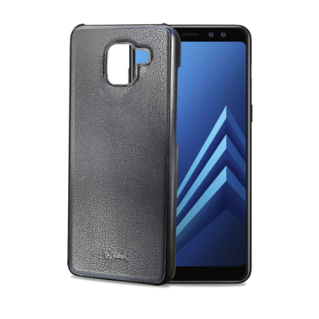 CELLY GHOST COVER PER SAMSUNG GALAXY A8+ 2018 COLORE NERO