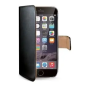 CELLY WALLY CUSTODIA A LIBRO PER IPHONE 6 PLUS COLORE NERO