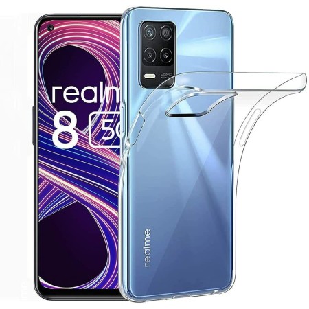 CUSTODIA TRASPARENTE IN SILICONE PER REALME 8 5G