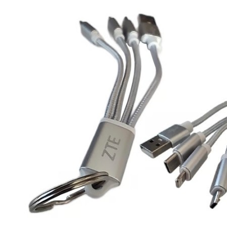 ZTE PORTACHIAVI USB, MICRO USB, TYPE C, LIGHTNING