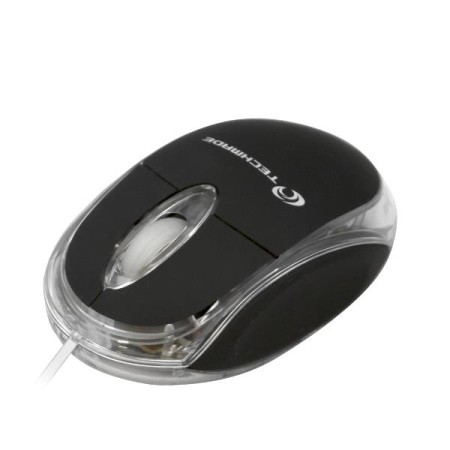 TECHMADE MINI MOUSE CON TRACCIAMENTO OTTICO 800DPI USB BLACK