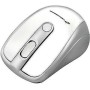 TECHMADE OPTICAL MOUSE WIRELESS 800 DPI a 1600 DPI WHITE/SILVER