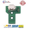 CONNETTORE RICARICA MICRO USB PCB 12 PIN JDS-030 CONTROLLER JOYPAD SONY PS4